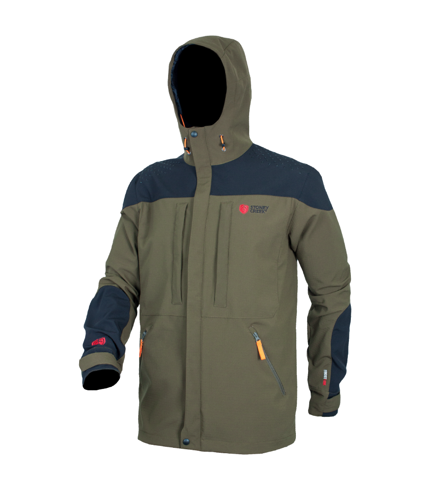 Frostline Jacket TCF TCA and Bayleaf Black Stoney Creek Hunting Gear