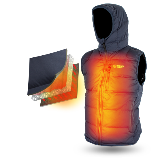 Thermolite Hooded Vest - Maximum core warmth. Minimum Weight.