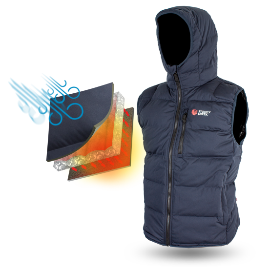 Thermolite Hooded Vest - Maximum core warmth. Minimum Weight.