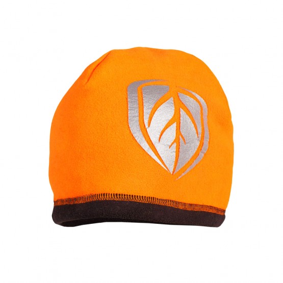 orange skull cap