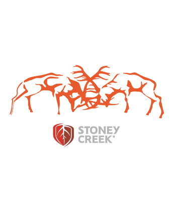 Stags Fighting Vinyl Decal - 150mm