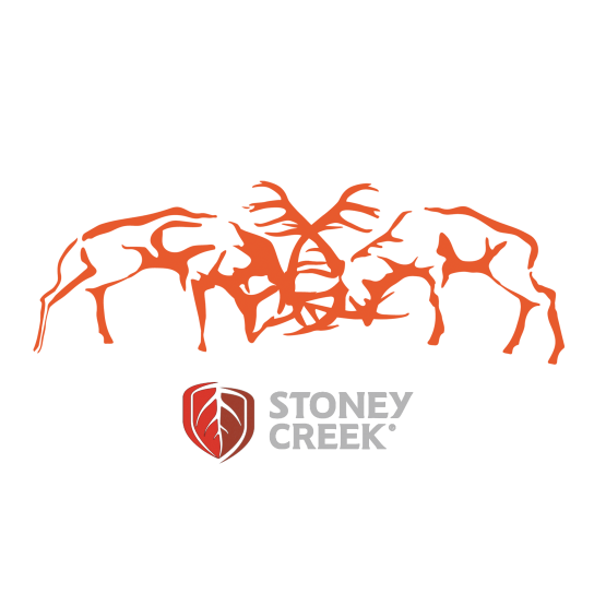 Stags Fighting Vinyl Decal - 150mm