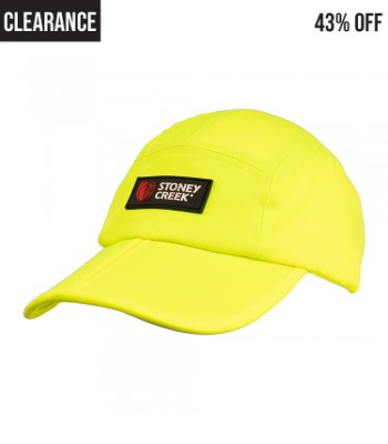 Split Peaked Cap - Yellow