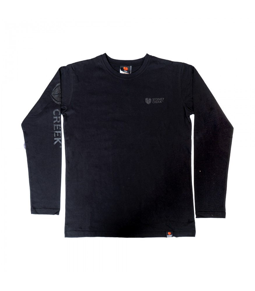 Men's Hunting STC Long Sleeve T-Shirt - Black | Stoney Creek Hunting Gear