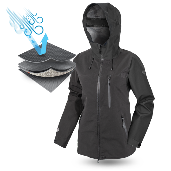 Women s Voyager Jacket Black Navy Stoney Creek Outdoors