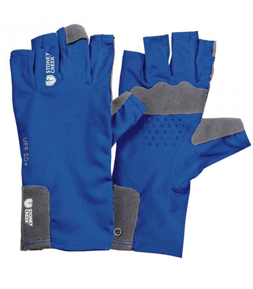 Apex Fishing Sun Gloves - Strong Blue and Antarctica | Stoney Creek ...