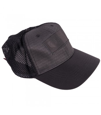 Black Shield Canvas Cap