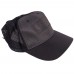 Black Shield Canvas Cap