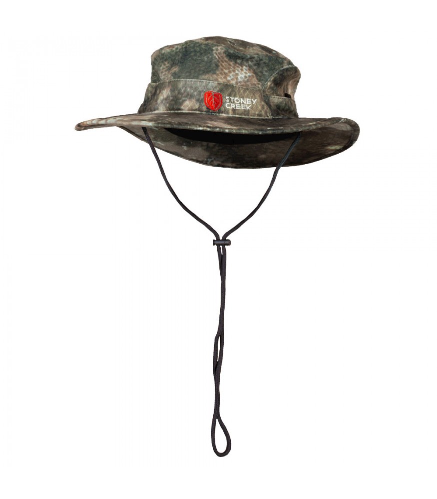 360 Wide Brim Hat TCF TCA Bayleaf and Blaze Orange Stoney