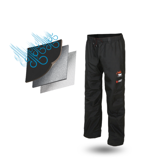 3 Dreambull Overtrousers Black 100 Windproof