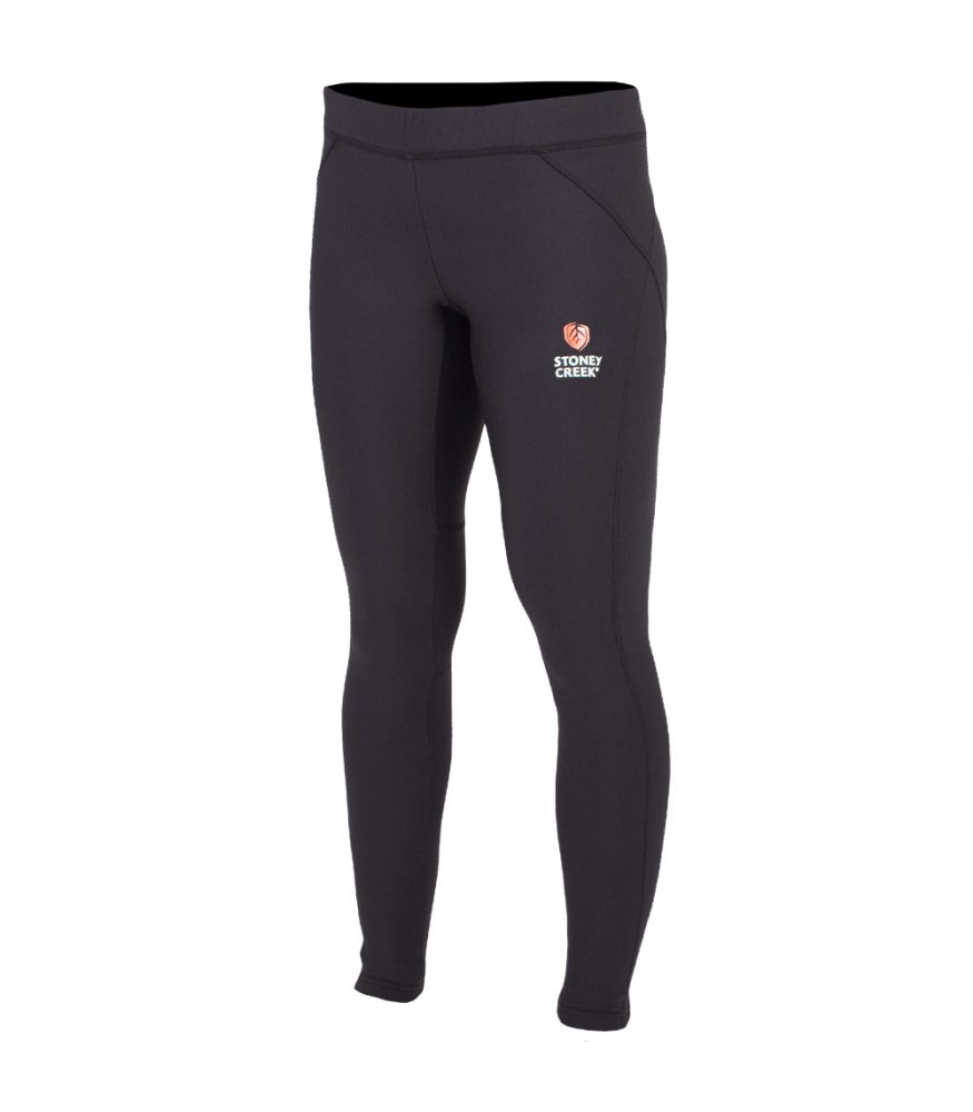 Women s SC Active Tights Black TCU and Bayleaf TCF Stoney Creek Hunting Gear