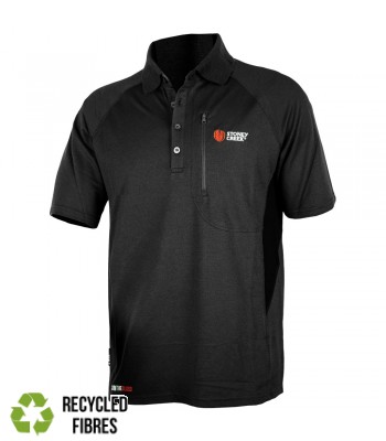 Q-Wick Dry Polo Shirt - Black