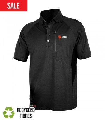 Q-Wick Dry Polo Shirt - Black