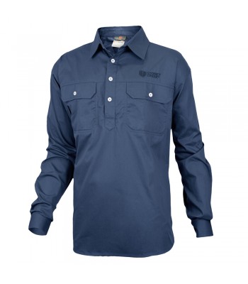 Long sleeve work polo store