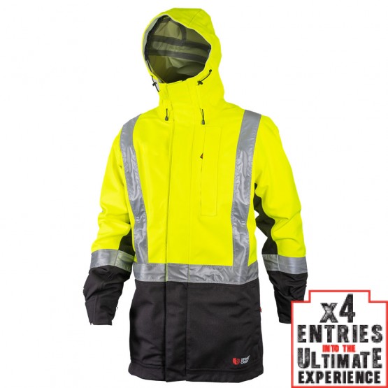 Hi Vis Pioneer Jacket - Yellow/Black