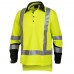 Hi Vis Silverdry Long Sleeve Polo