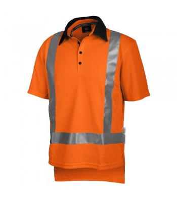 Hi Vis Silverdry Short Sleeve Polo