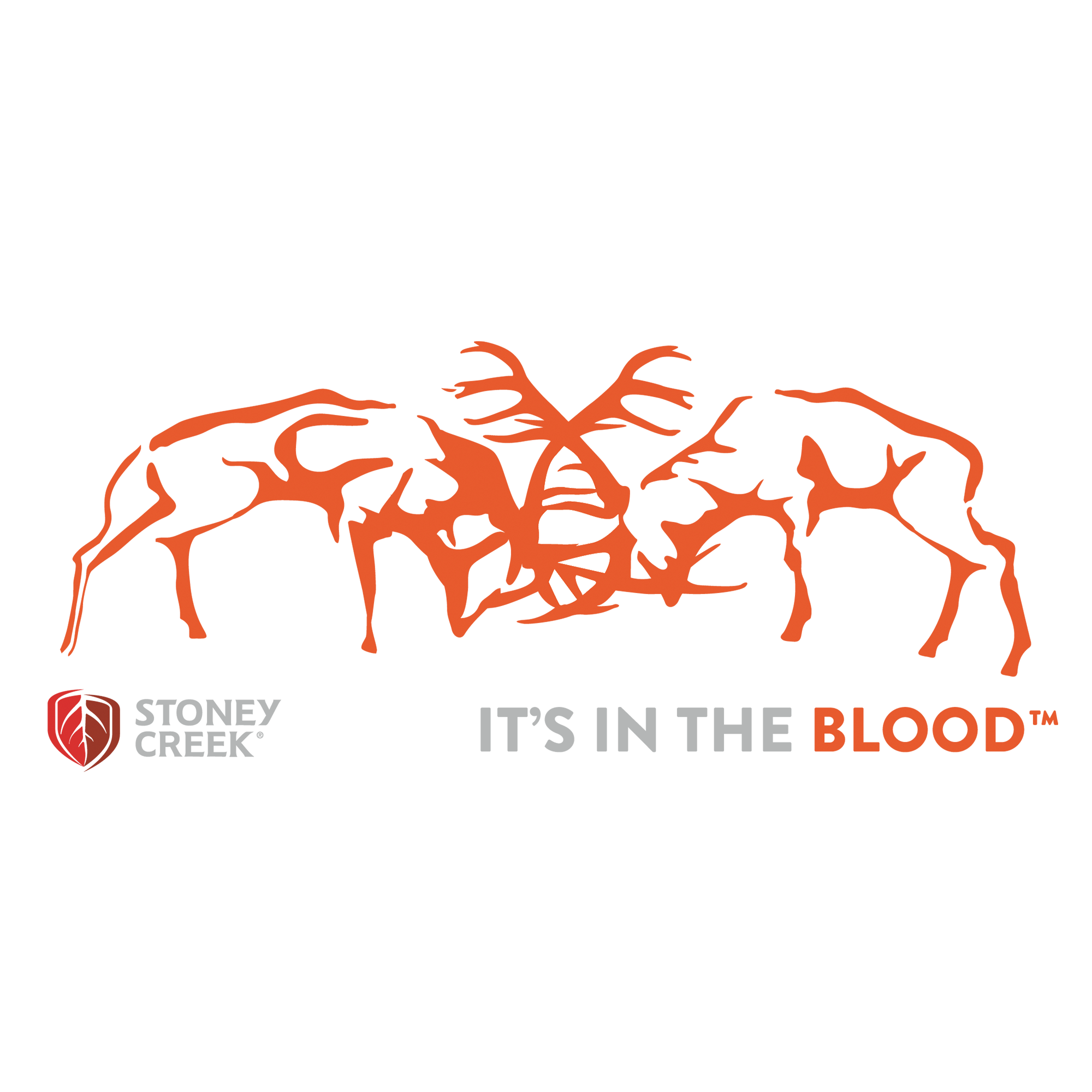 Stags Fighting Vinyl Decal - 350mm