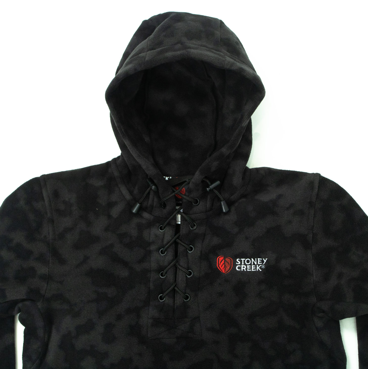 Kids Fleece Lace Up Hoodie