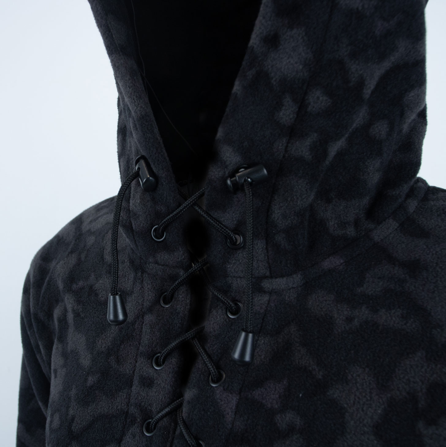 Men's Fleece Lace Up Hoodie