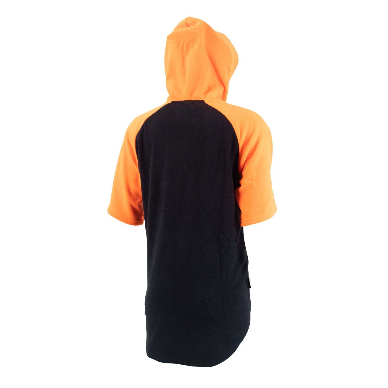 Men's Hooded Bush Tee - Black/Orange