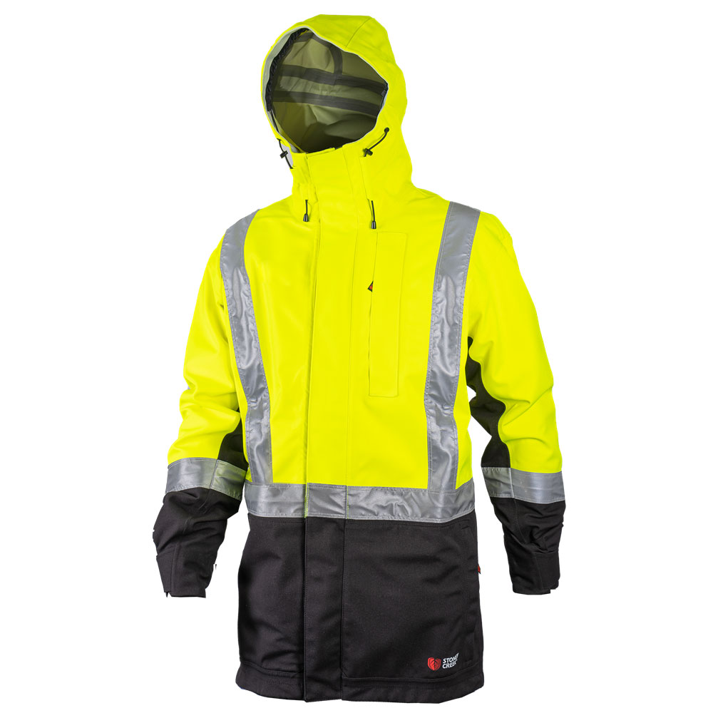 Hi Vis Pioneer Jacket - Yellow/Black