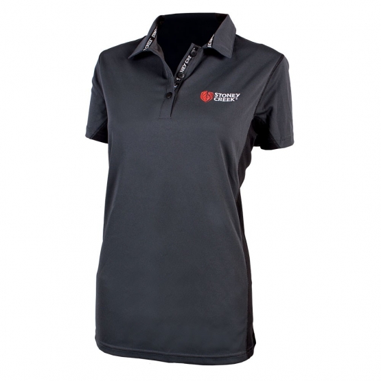 Women's Stirling Polo Charcoal