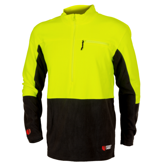 Microplus Long Sleeve Top - Yellow/Black