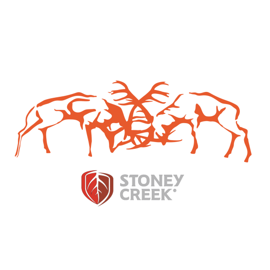 Stags Fighting Vinyl Decal - 150mm