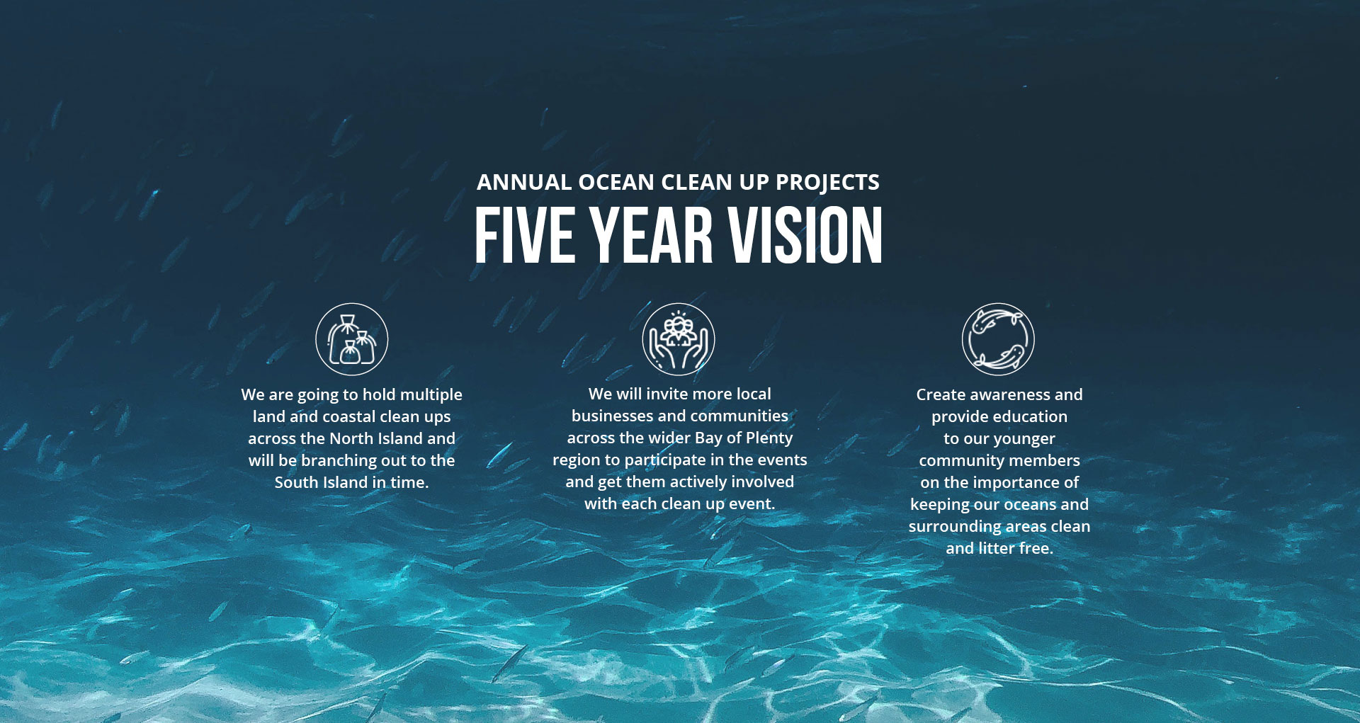 Coastal Clean Up 5 Year Vision