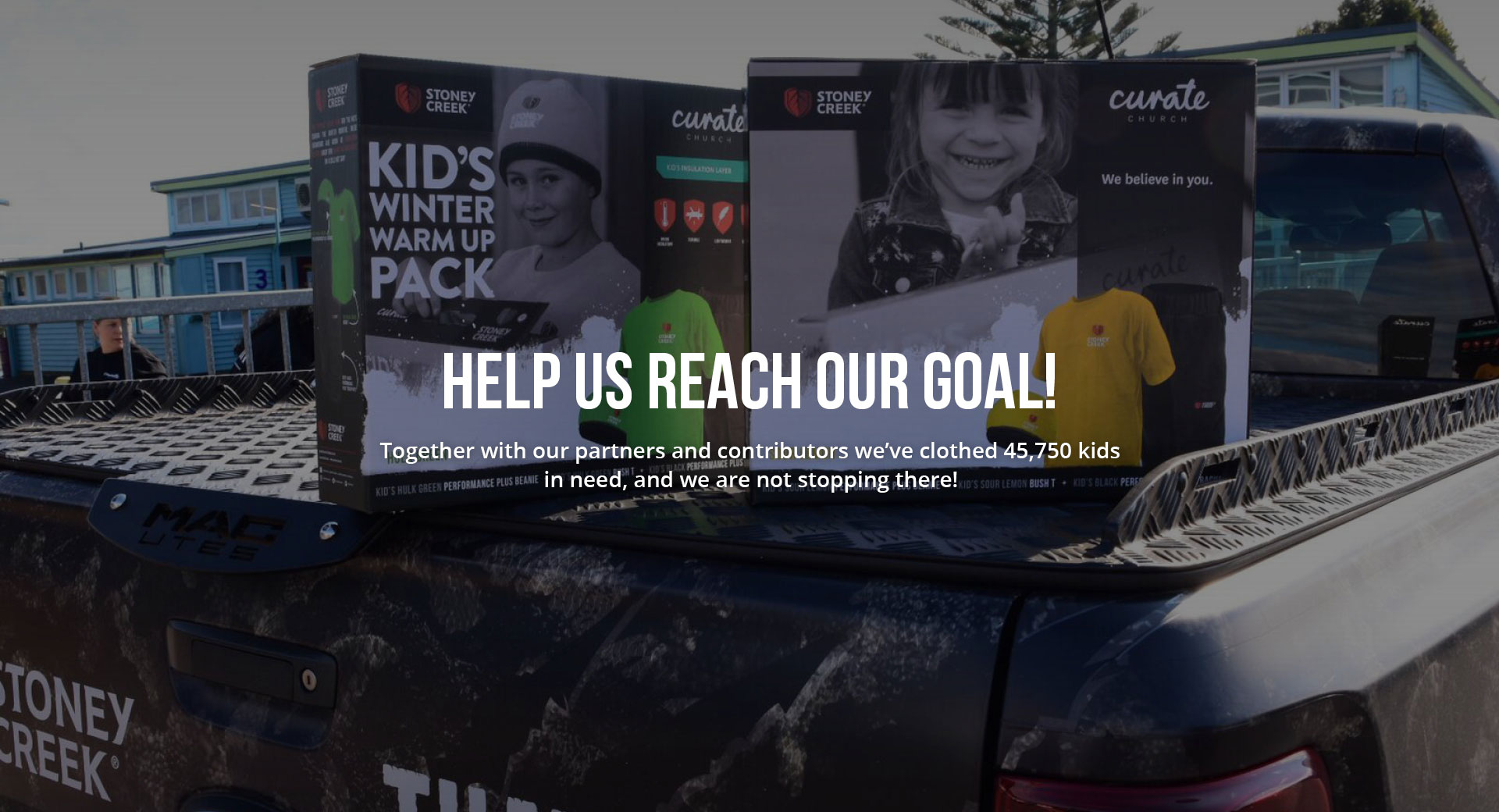 Help Us Reach Our Goal to Clothe 100,000 Kids